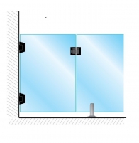 Polaris Wall Gate System (Spigot System) Matte Black